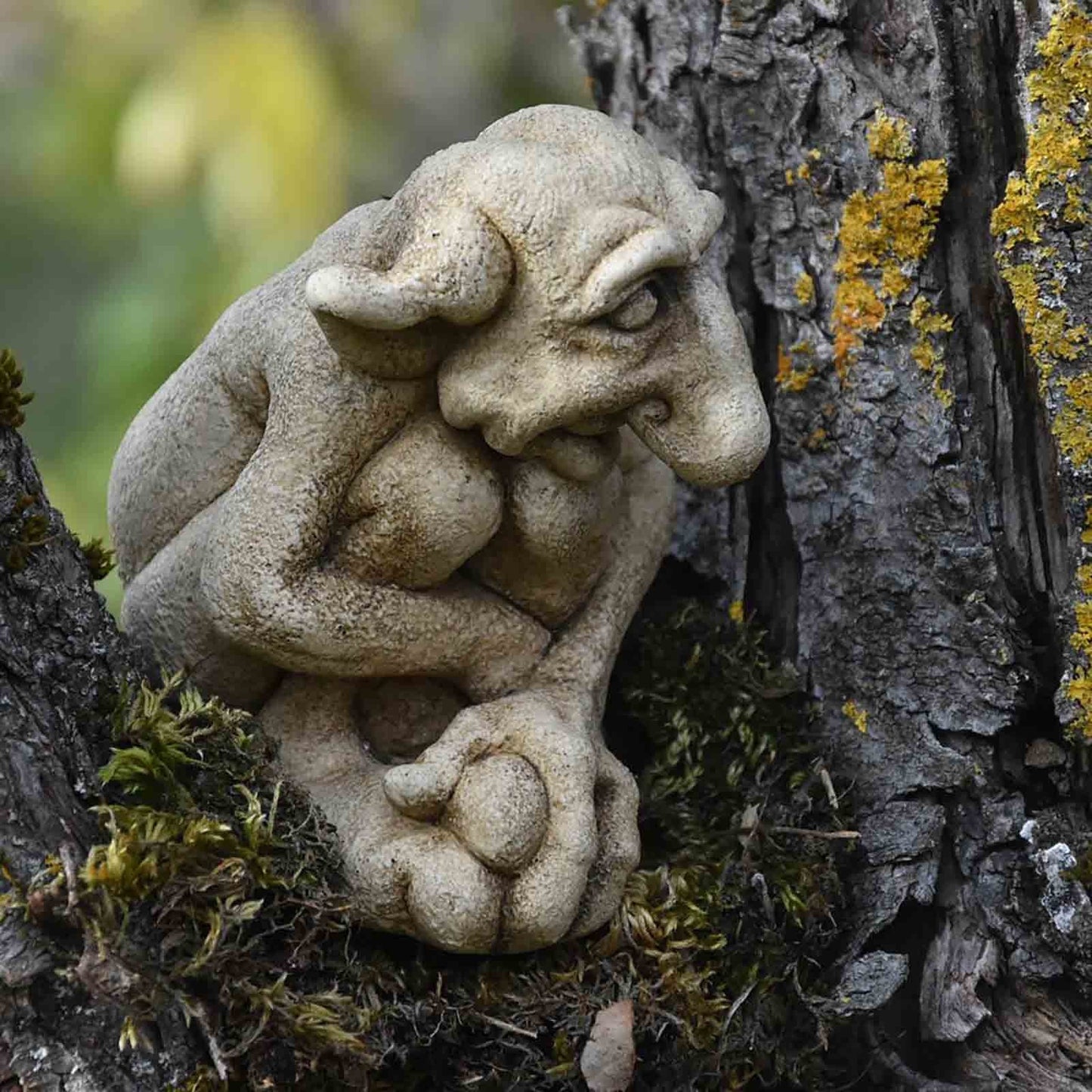 Gothique Sculpture En Pierre Artificielle Troll Résine Artisanat Gargouille Résine Artisanat Ornements