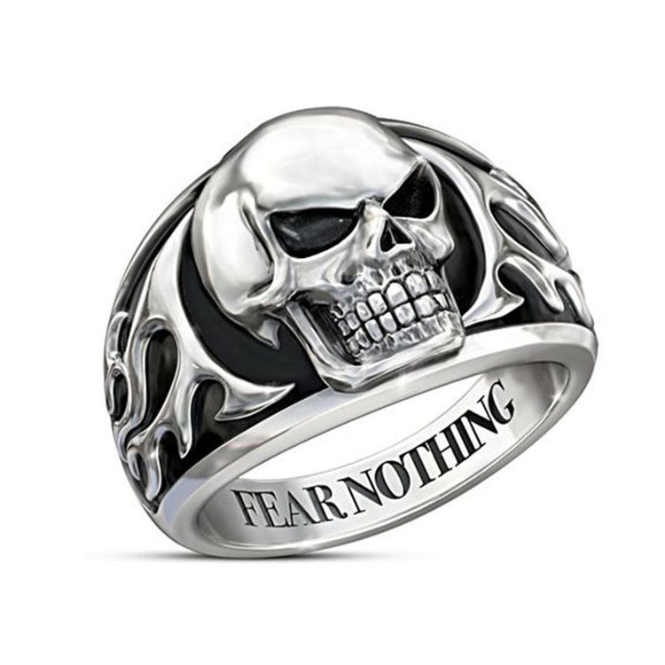 Bague pour hommes Punk Rock de style gothique