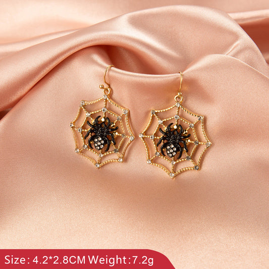Gothique Fantôme Araignée Crâne Boucles D'oreilles Femmes