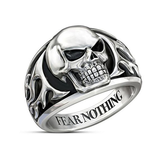 Bague pour hommes Punk Rock de style gothique