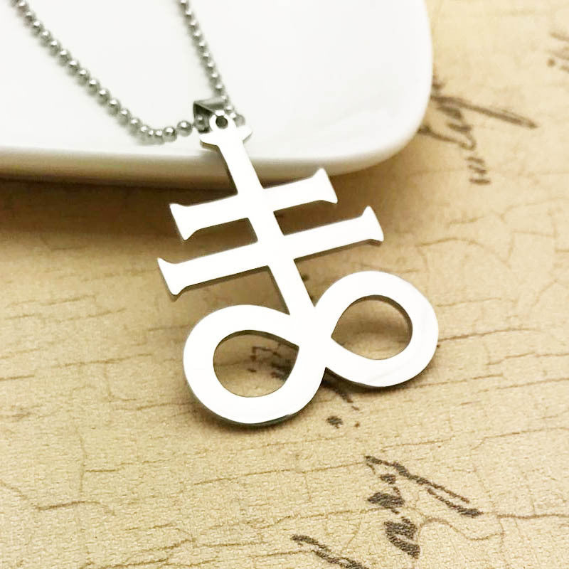 Cross Pendant Necklace Titanium Steel Jewelry