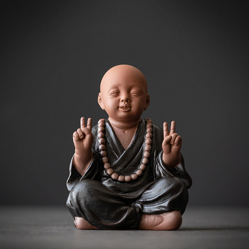 Zisha Zen Little Monk Tea Pet