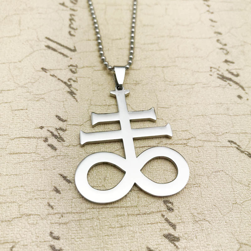 Cross Pendant Necklace Titanium Steel Jewelry