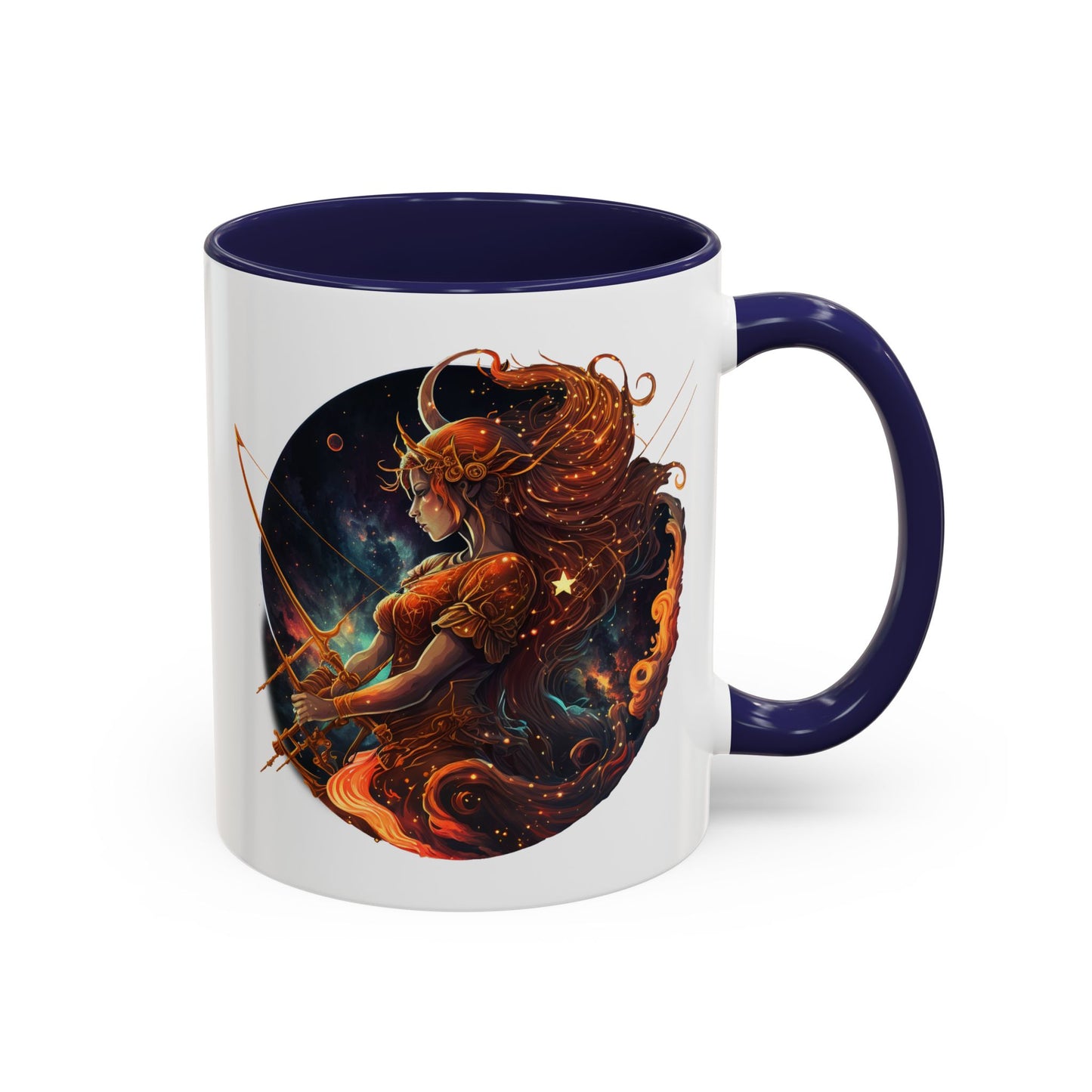 Celestial Goddess Coffee Mug | 11oz & 15oz | Mystical Gift for Coffee Lovers | Astrology Decor | Bohemian Kitchenware | Unique Art Mug