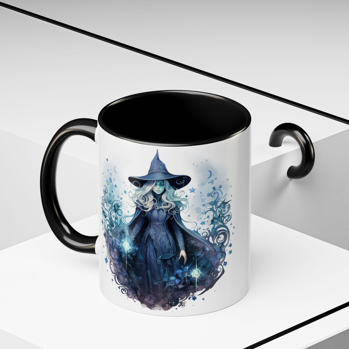 Witchy Accent Coffee Mug | Magical Coffee Cup, Halloween Decor, Gift for Witches, Enchanted Kitchenware, Mystical Mug