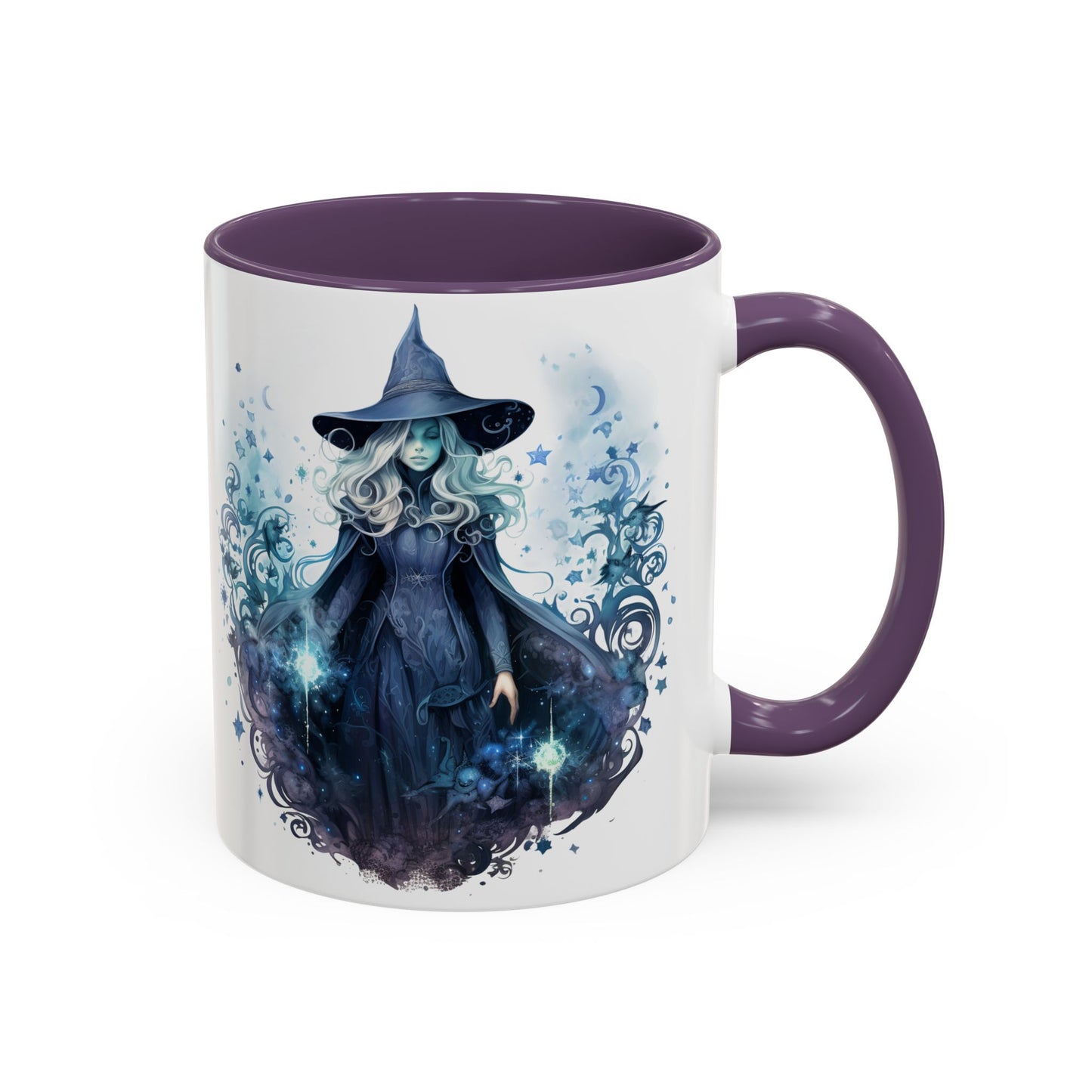 Witchy Accent Coffee Mug | Magical Coffee Cup, Halloween Decor, Gift for Witches, Enchanted Kitchenware, Mystical Mug