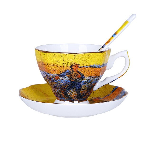 Style européen petit de luxe café tasse en céramique tasse