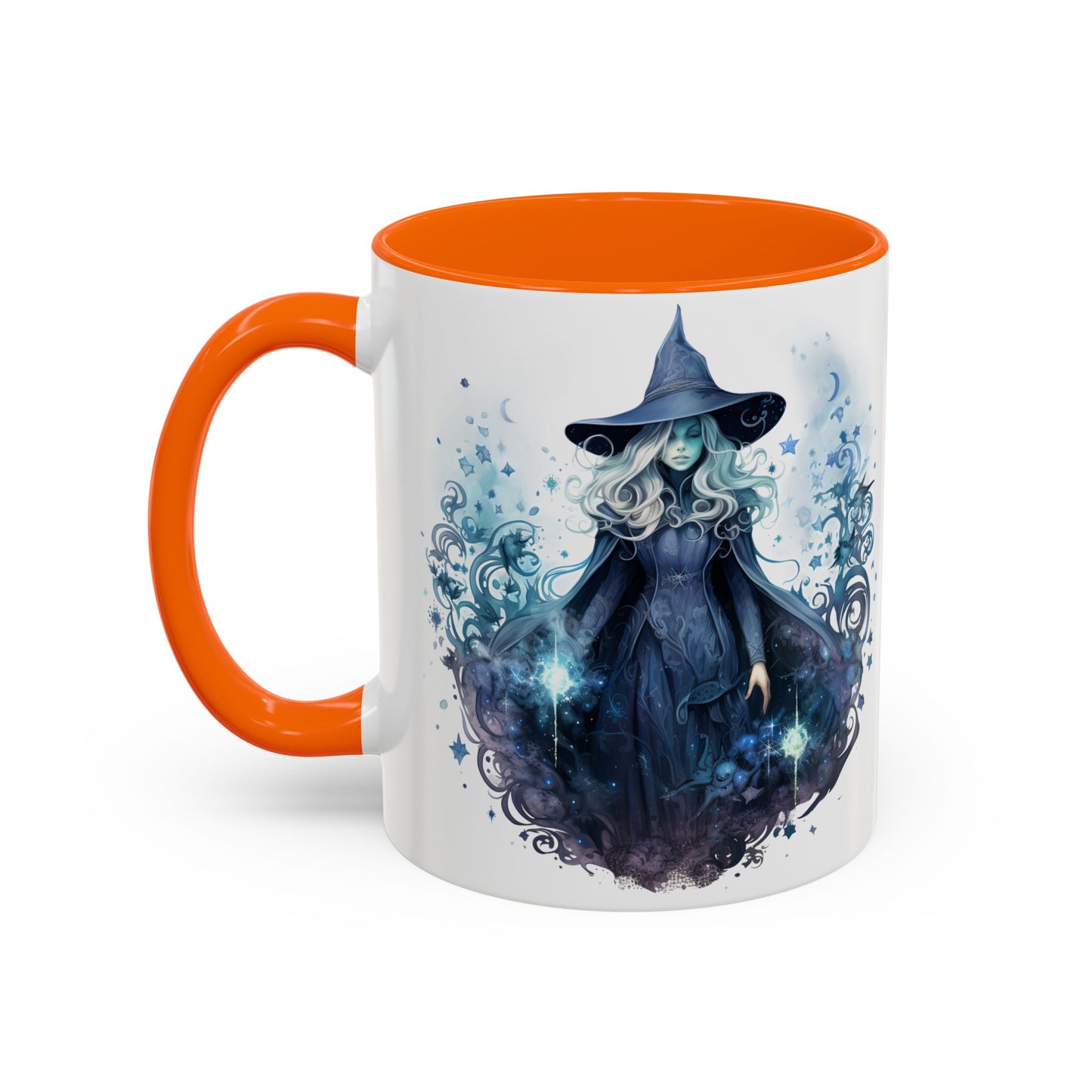Witchy Accent Coffee Mug | Magical Coffee Cup, Halloween Decor, Gift for Witches, Enchanted Kitchenware, Mystical Mug