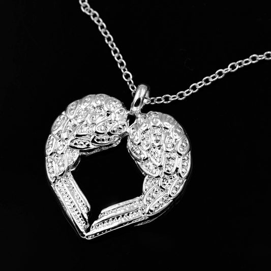 Mode Coréenne Style Ange Ailes Amour Collier