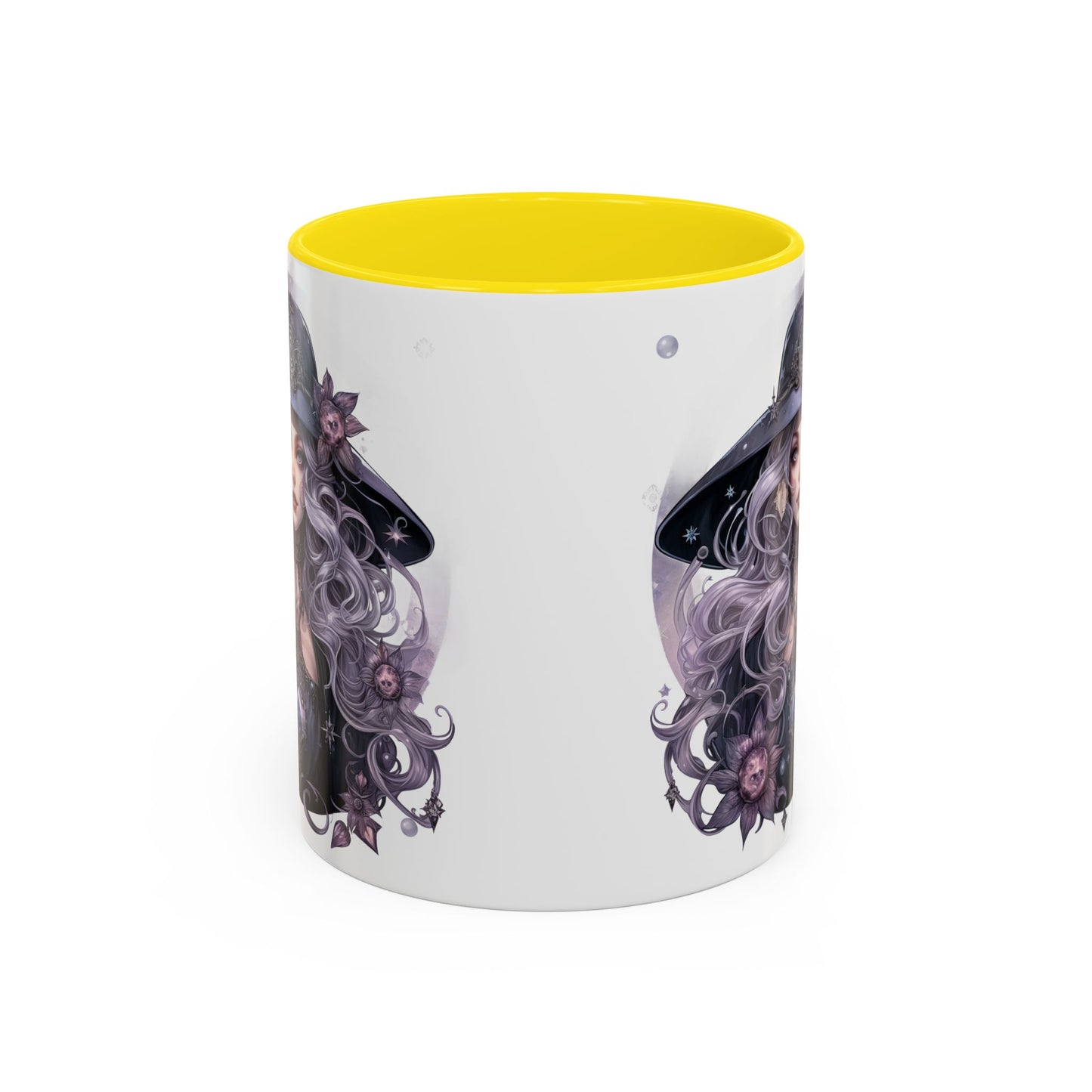 Mystical Witch Coffee Mug - Enchanting Floral Design, Black Accents, Perfect for Coffee Lovers, Gift for Witchcraft Enthusiasts, Ideal [...]