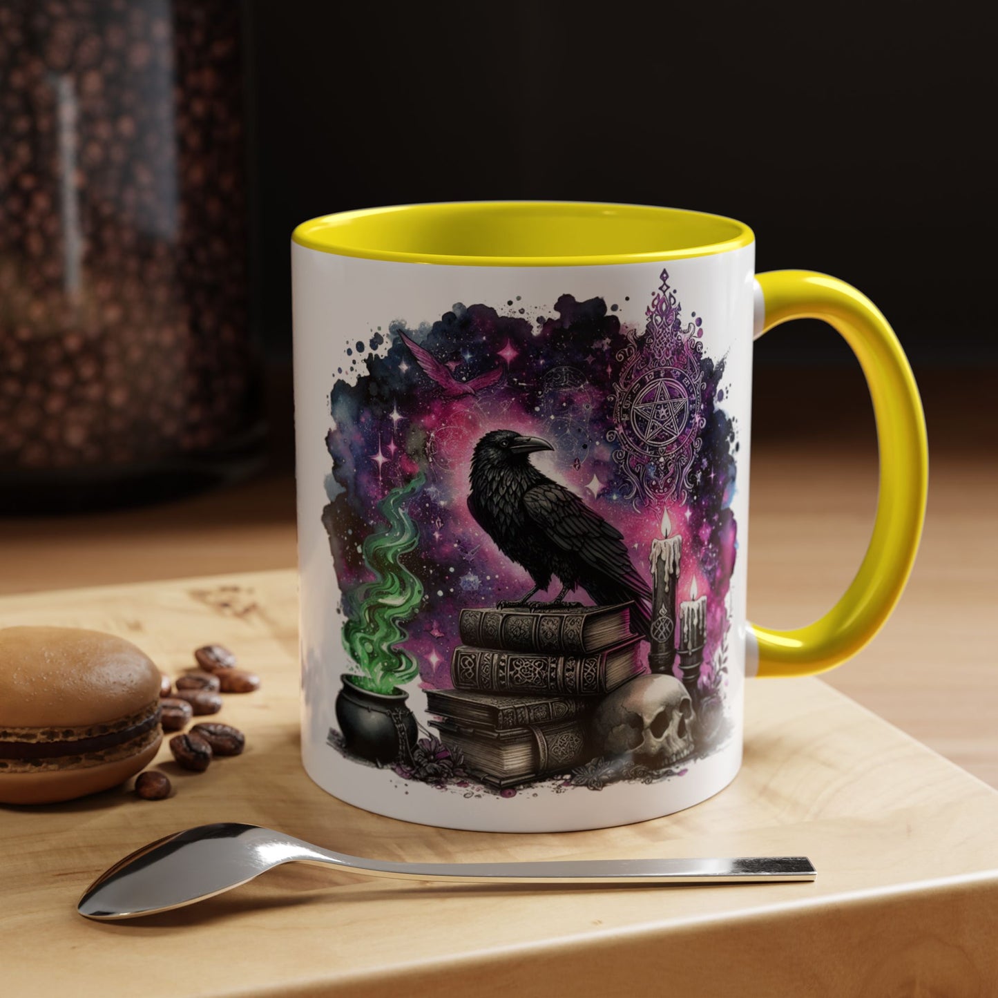 Mystical Coffee Mug, Perfect for Witches, Spellcasters, Halloween, Unique Gift, Magical Beverage Cup