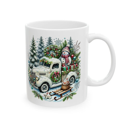 Tasse en céramique de Noël, (11oz, 15oz)