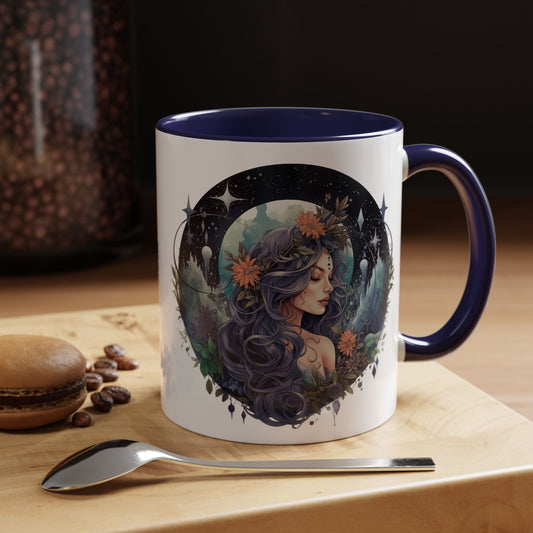 Whimsical Fairy Tale Coffee Mug, Enchanted Forest Gift, Ceramic Mug for Nature Lovers, Magical Coffee Cup, Artful Tea Mug