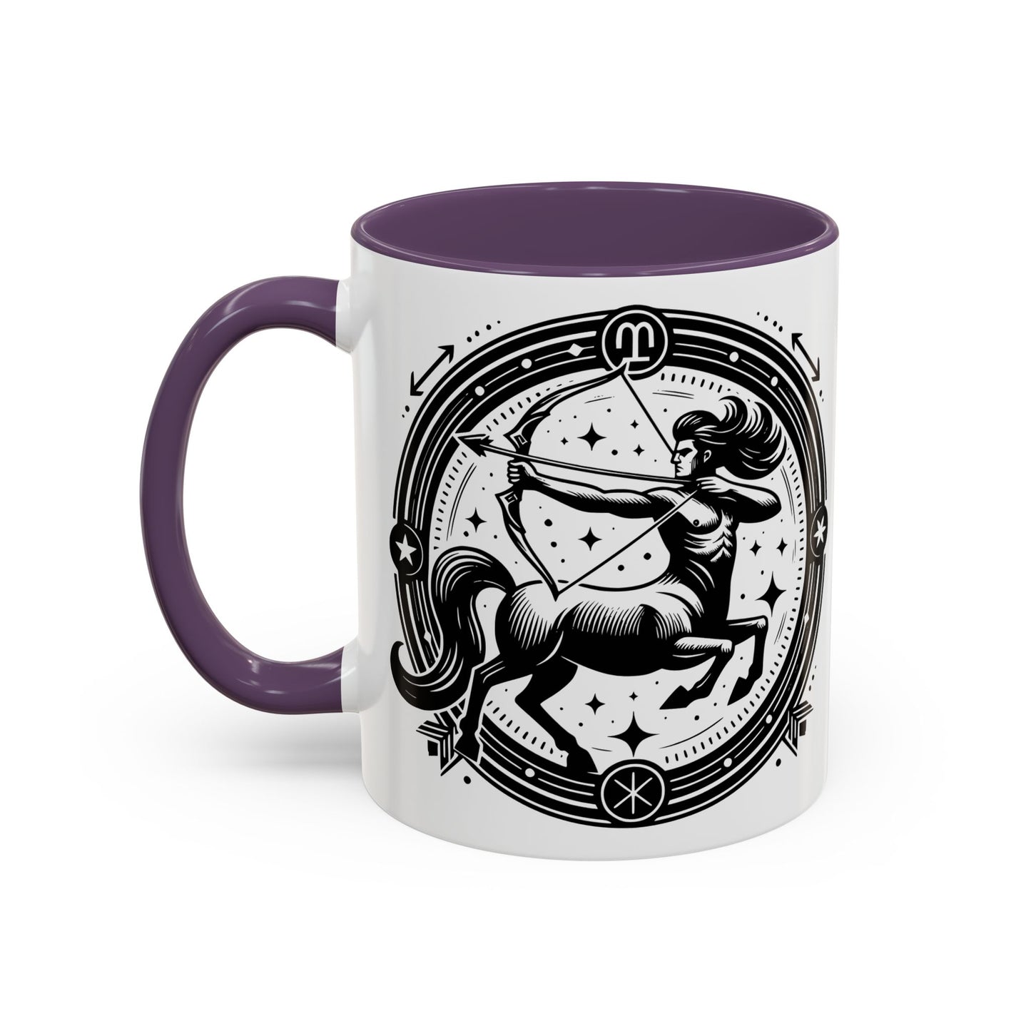 Zodiac Unicorn Coffee Mug, Astrology Gift, Horoscope Cup, Black Accents, Unique Unicorn Mug for Coffee Lovers