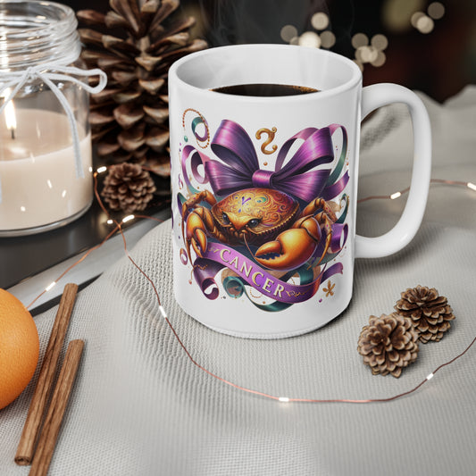 Tasse signe astrologique, cancer, 11oz, 15oz