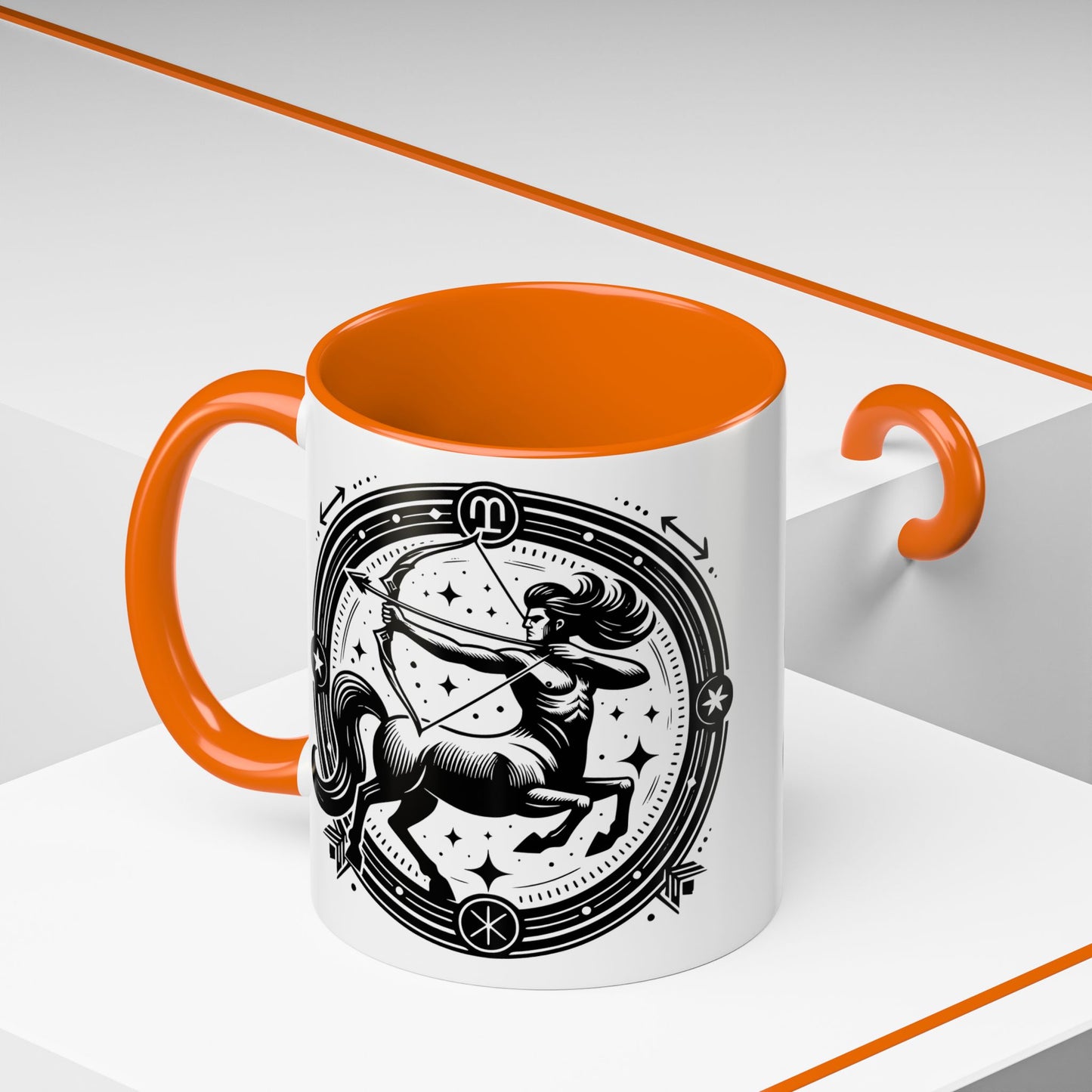 Zodiac Unicorn Coffee Mug, Astrology Gift, Horoscope Cup, Black Accents, Unique Unicorn Mug for Coffee Lovers