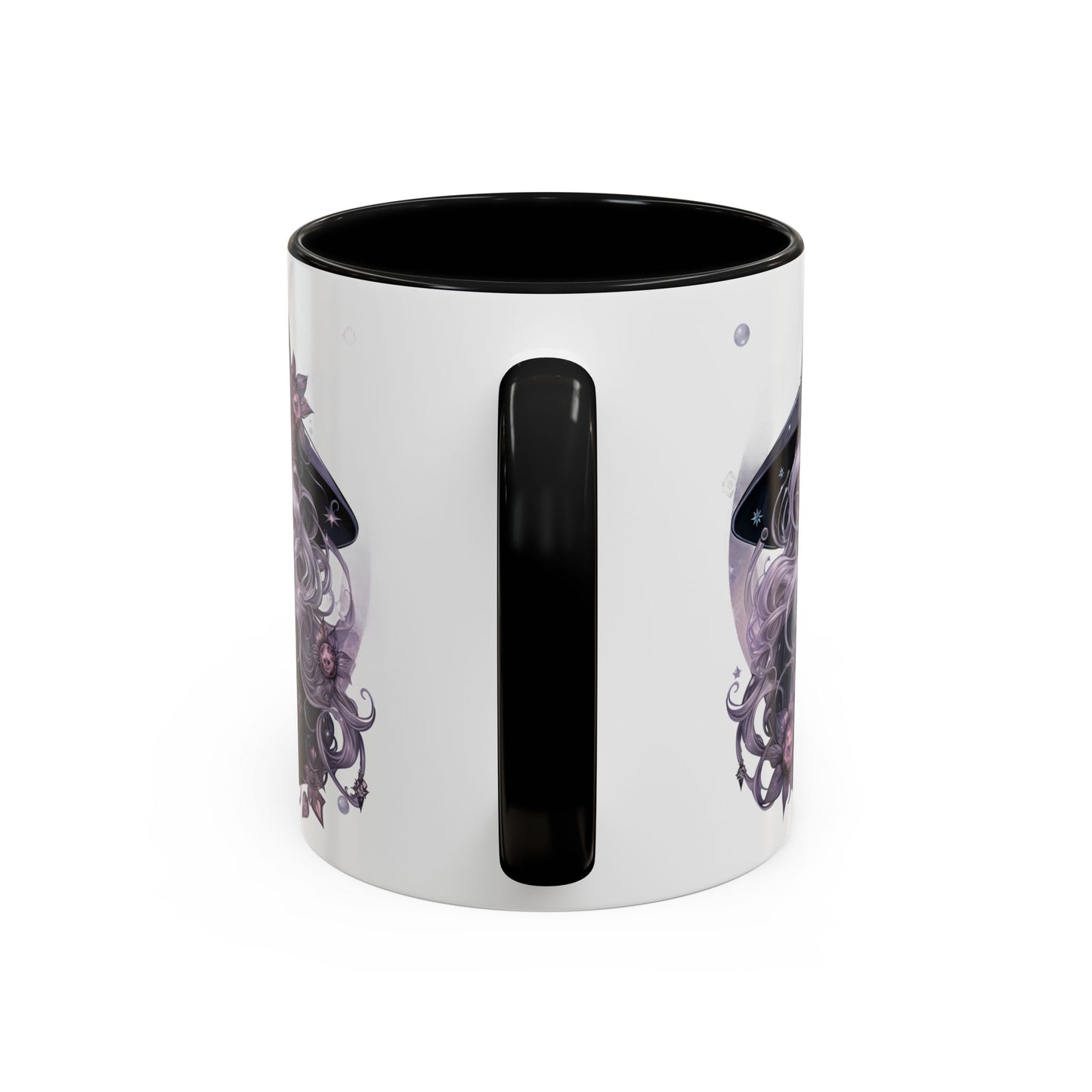 Mystical Witch Coffee Mug - Enchanting Floral Design, Black Accents, Perfect for Coffee Lovers, Gift for Witchcraft Enthusiasts, Ideal [...]