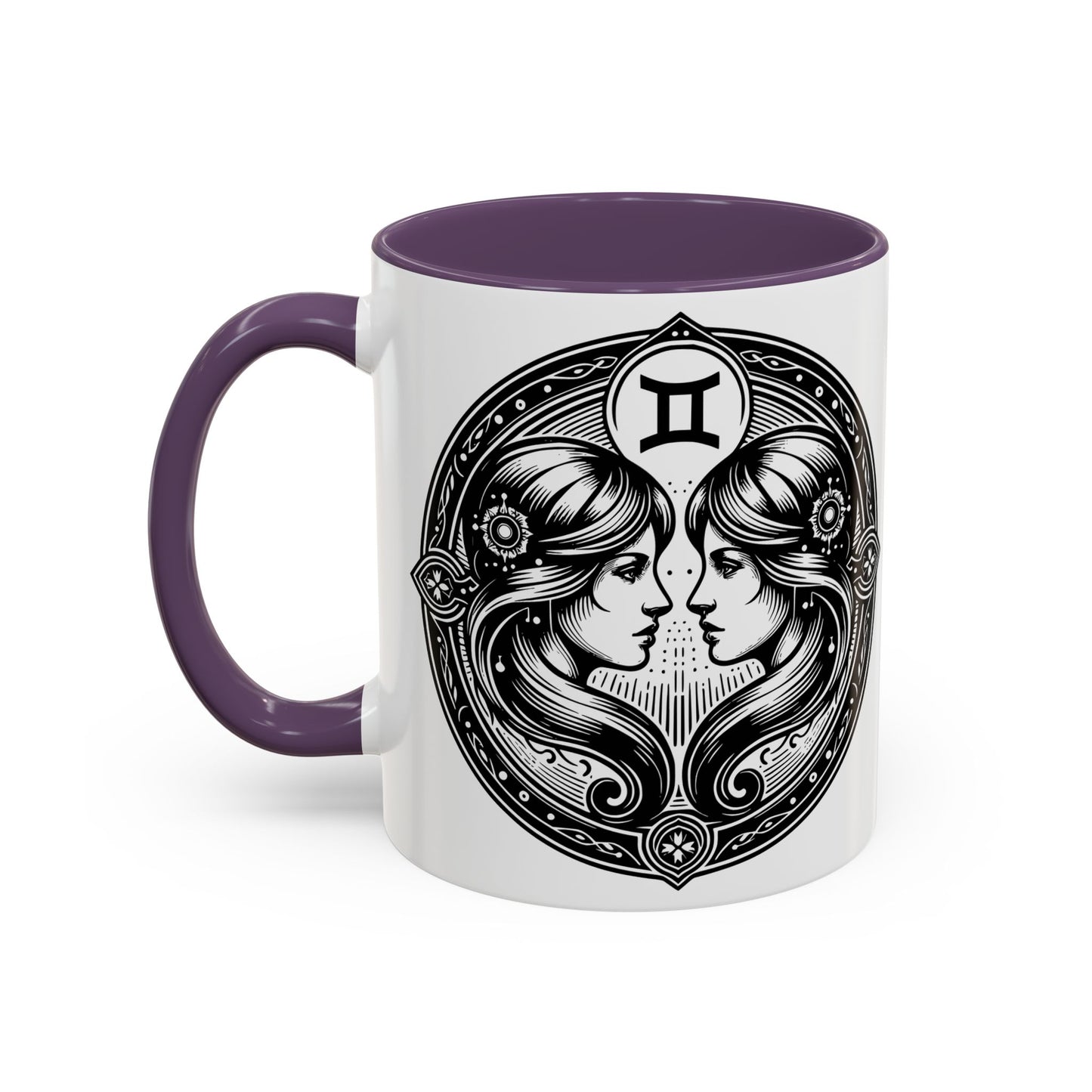 Zodiac Coffee Mug with Gemini Design, Astrology Gift Mug, Horoscope Coffee Cup, Unique Home Decor, Personalized Zodiac Mug