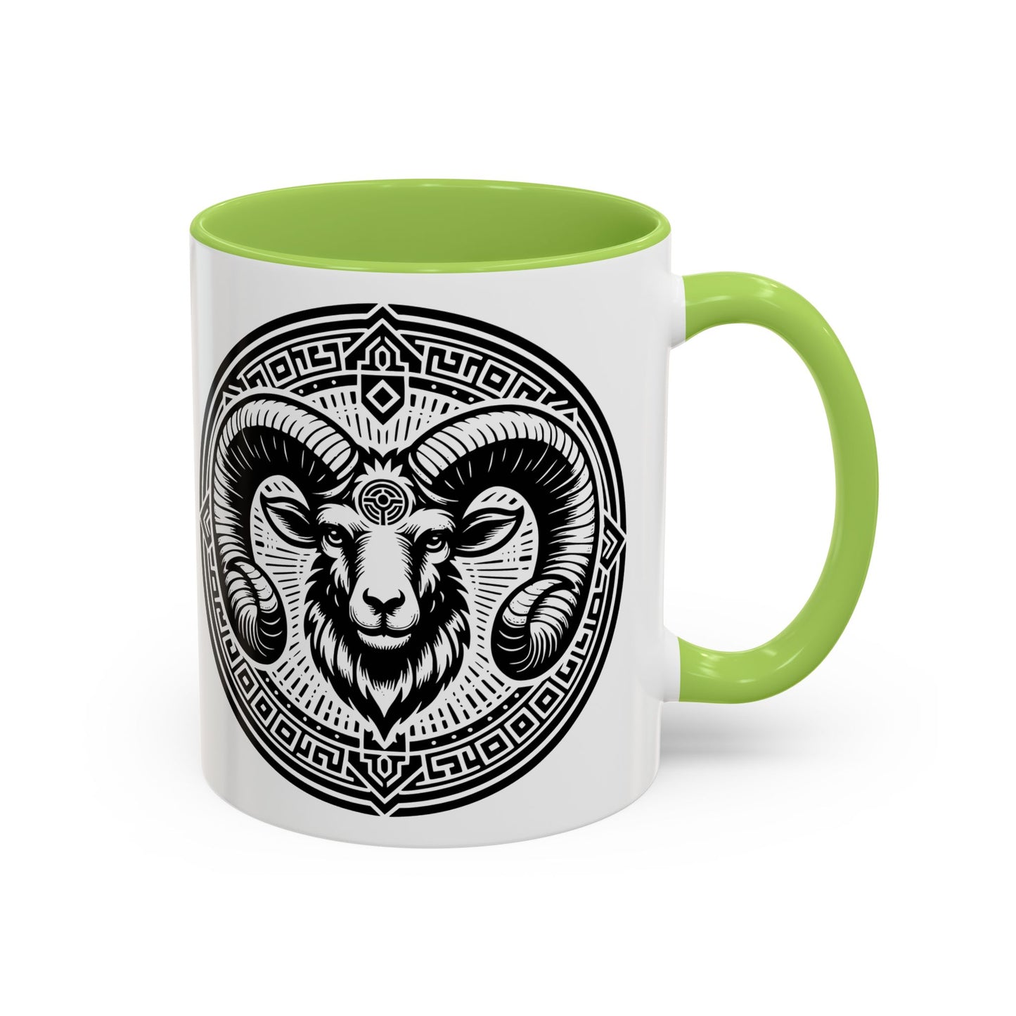Bold Ram Accent Coffee Mug, Unique Gift for Animal Lovers, Perfect for Home, Office, Birthdays, or Holidays, 11/15oz