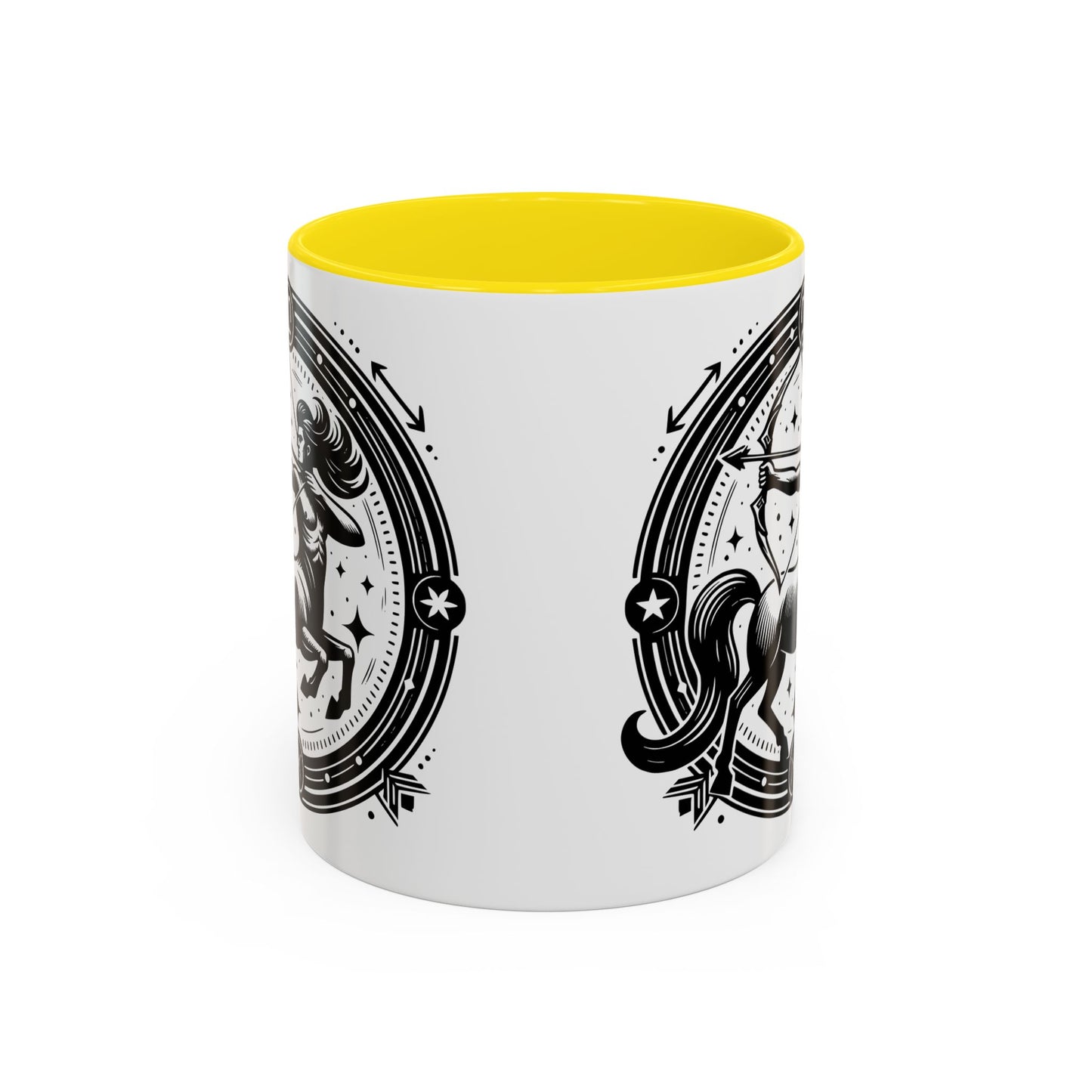 Zodiac Unicorn Coffee Mug, Astrology Gift, Horoscope Cup, Black Accents, Unique Unicorn Mug for Coffee Lovers