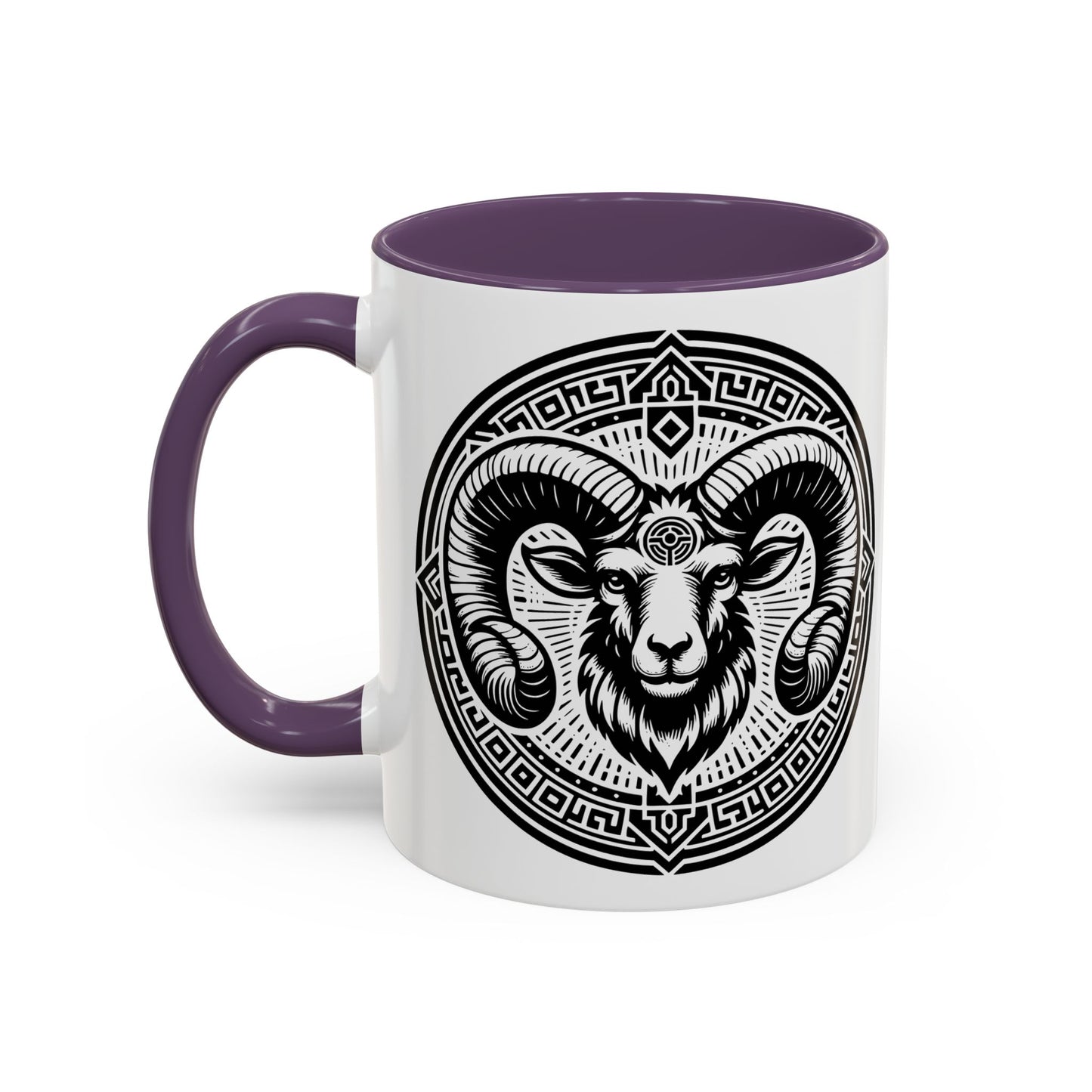 Bold Ram Accent Coffee Mug, Unique Gift for Animal Lovers, Perfect for Home, Office, Birthdays, or Holidays, 11/15oz