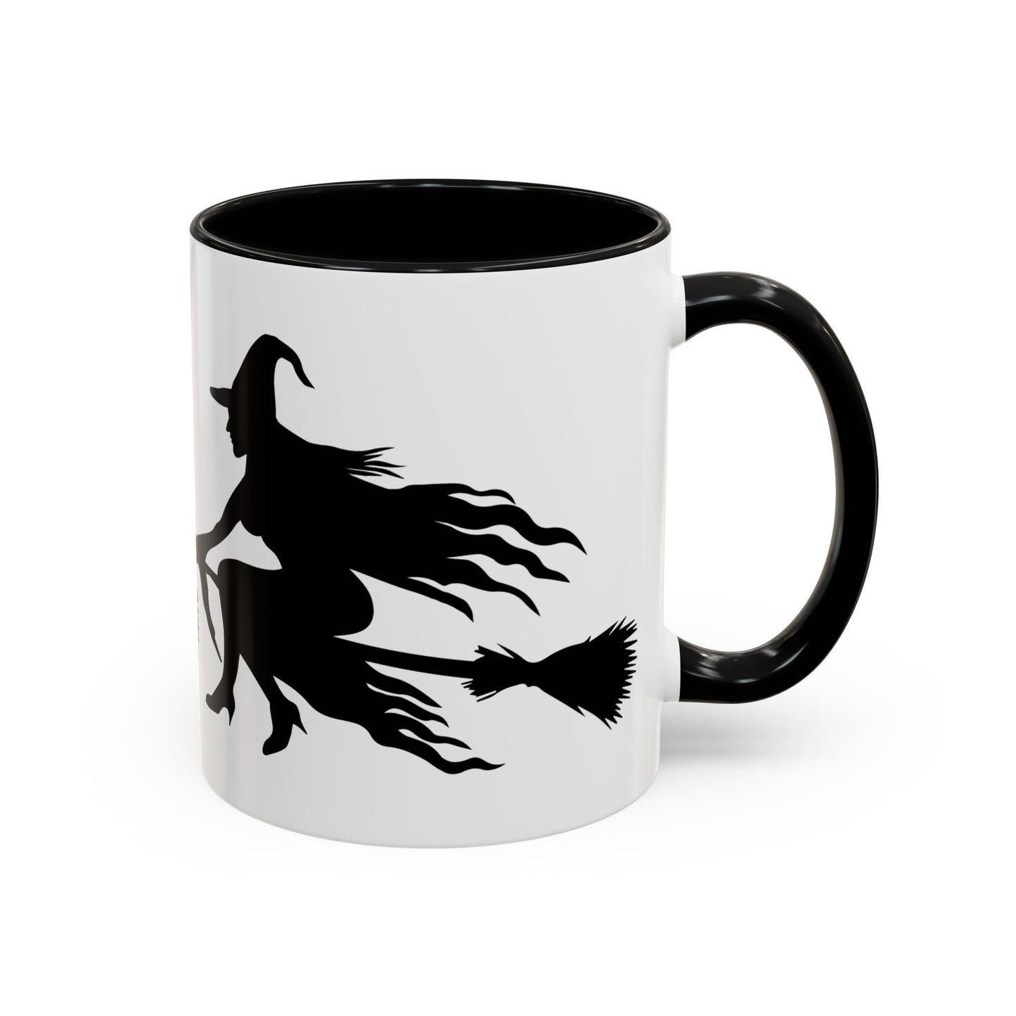 Witchy Accent Coffee Mug - Perfect for Halloween, Witch Enthusiasts, Cozy Nights, Themed Parties, Gift for Her, Magic Lovers