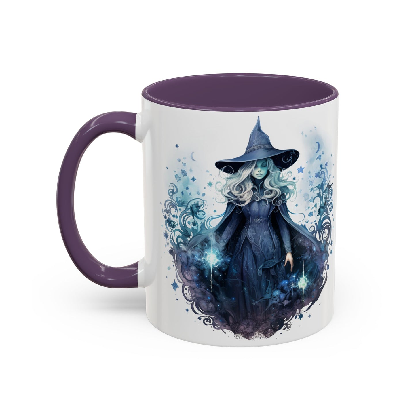 Witchy Accent Coffee Mug | Magical Coffee Cup, Halloween Decor, Gift for Witches, Enchanted Kitchenware, Mystical Mug
