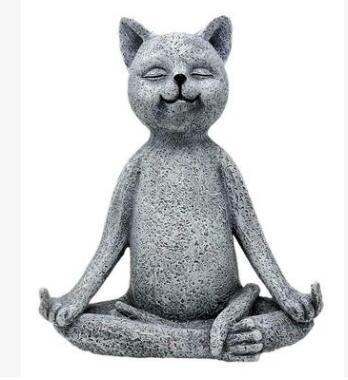 Dog Buddha Meditation Dog Statue Zen Statue Decoration
