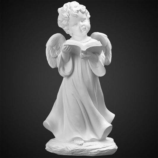 Angel Plaster Statue Decoration Nordic Desktop Ins Decoration Cute Mini Trumpet Portrait Sculpture Figure Statue
