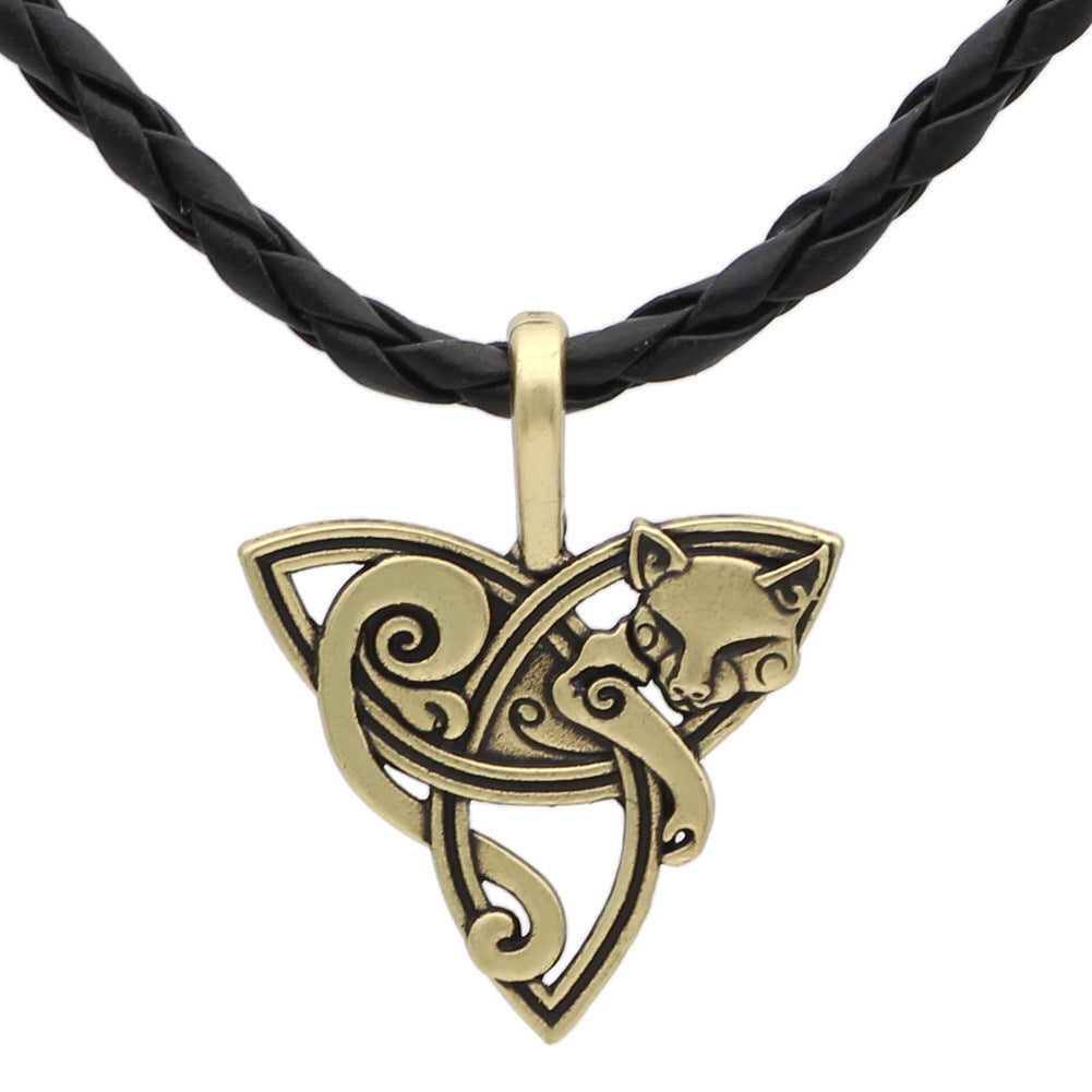 Irish Celtic Pendant Amulet Necklace