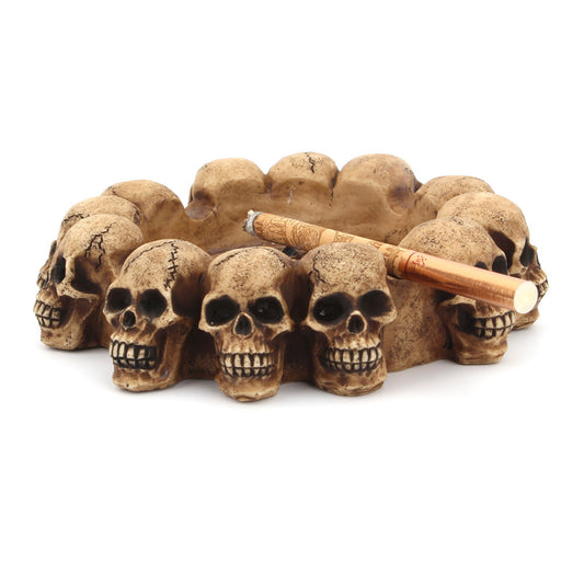 Creative Gothic Style Multi-headed Skull Ashtray