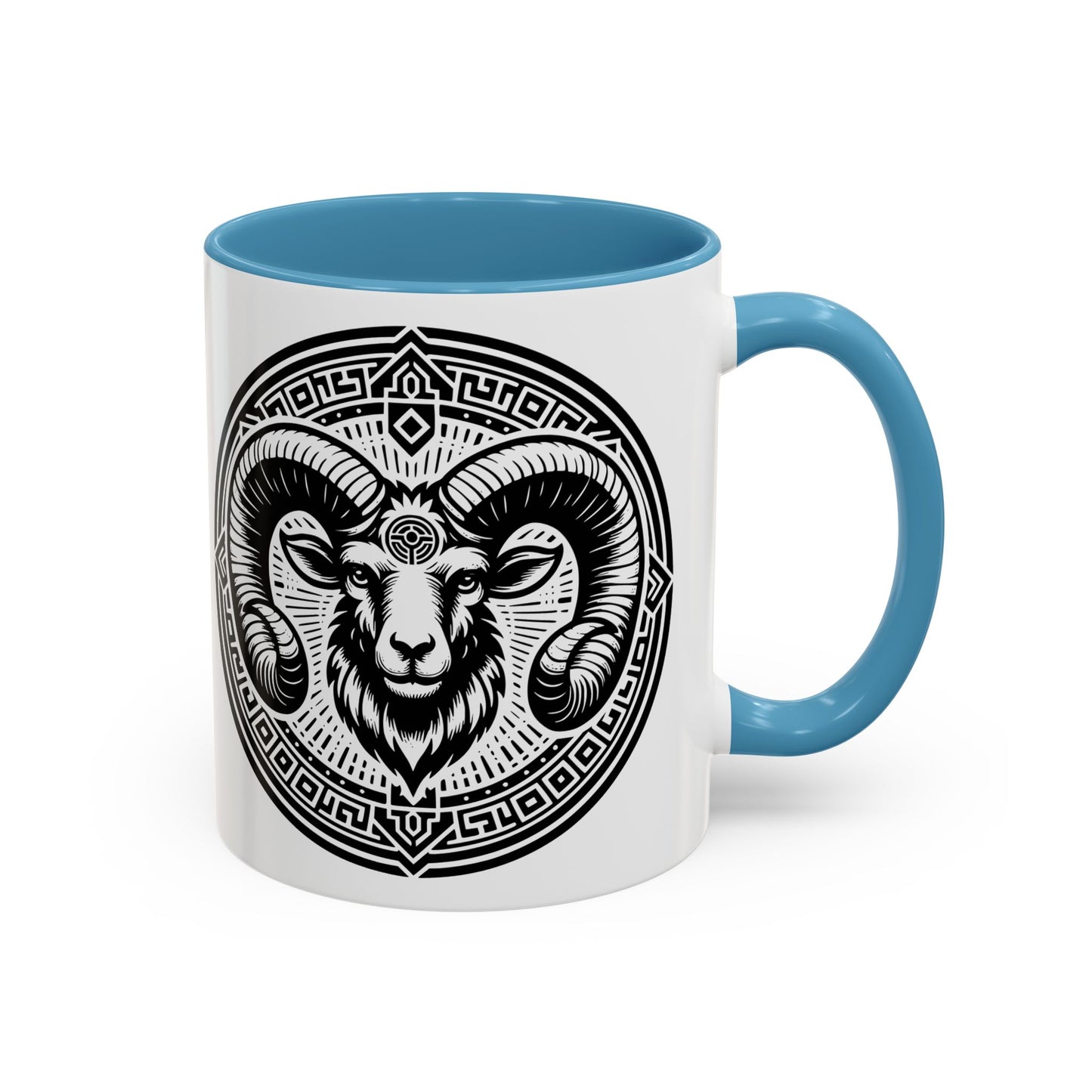 Bold Ram Accent Coffee Mug, Unique Gift for Animal Lovers, Perfect for Home, Office, Birthdays, or Holidays, 11/15oz
