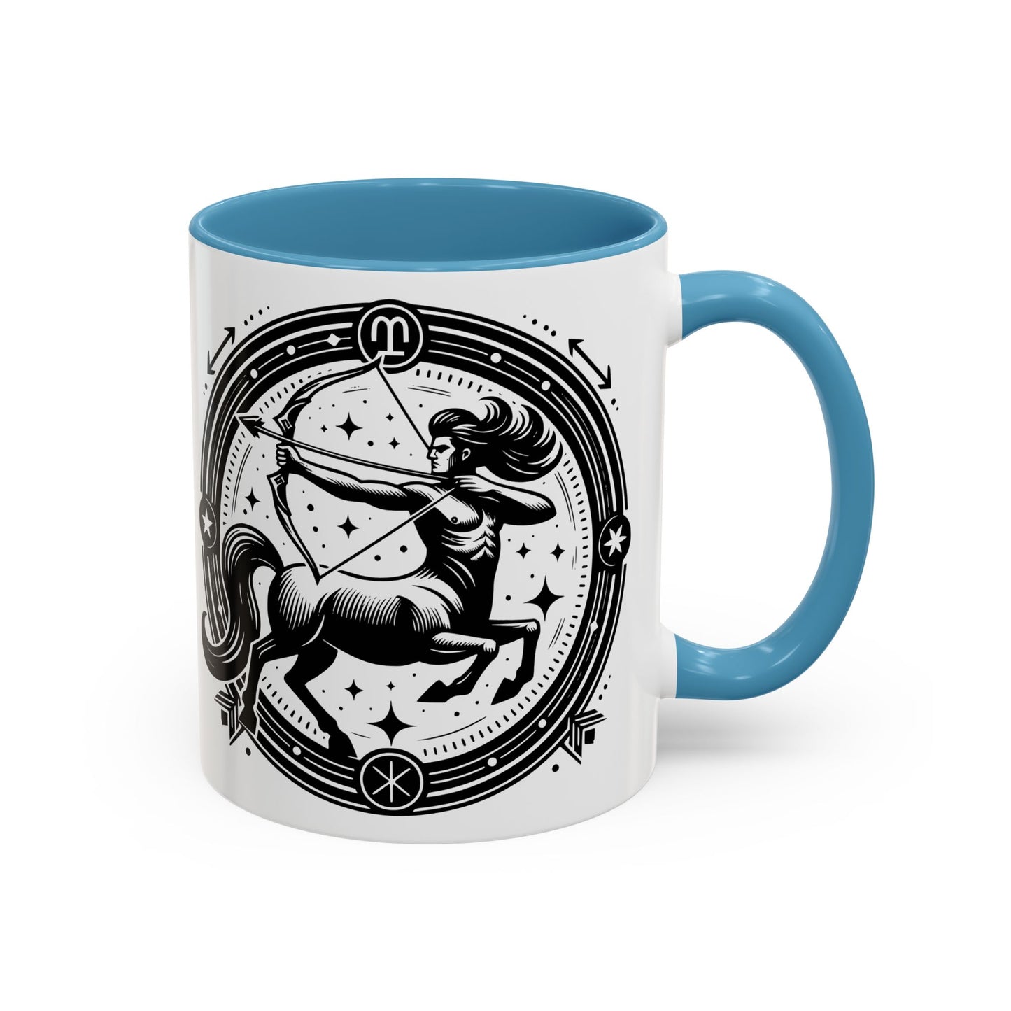 Zodiac Unicorn Coffee Mug, Astrology Gift, Horoscope Cup, Black Accents, Unique Unicorn Mug for Coffee Lovers