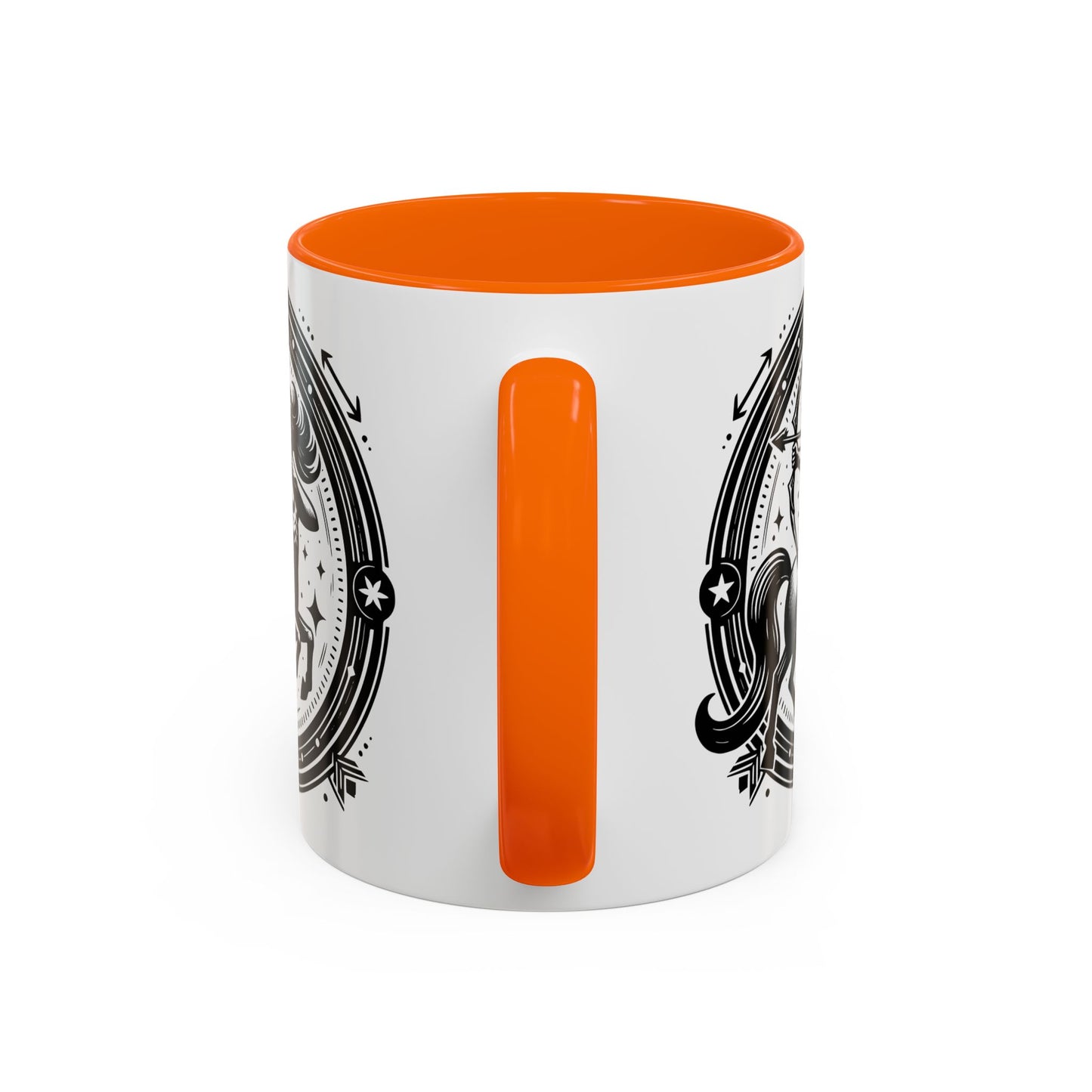 Zodiac Unicorn Coffee Mug, Astrology Gift, Horoscope Cup, Black Accents, Unique Unicorn Mug for Coffee Lovers
