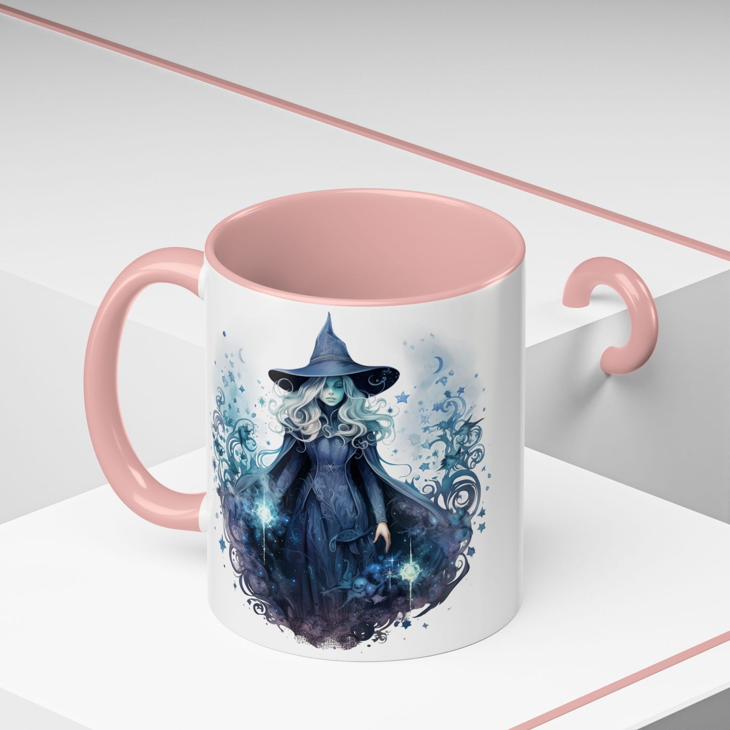 Witchy Accent Coffee Mug | Magical Coffee Cup, Halloween Decor, Gift for Witches, Enchanted Kitchenware, Mystical Mug