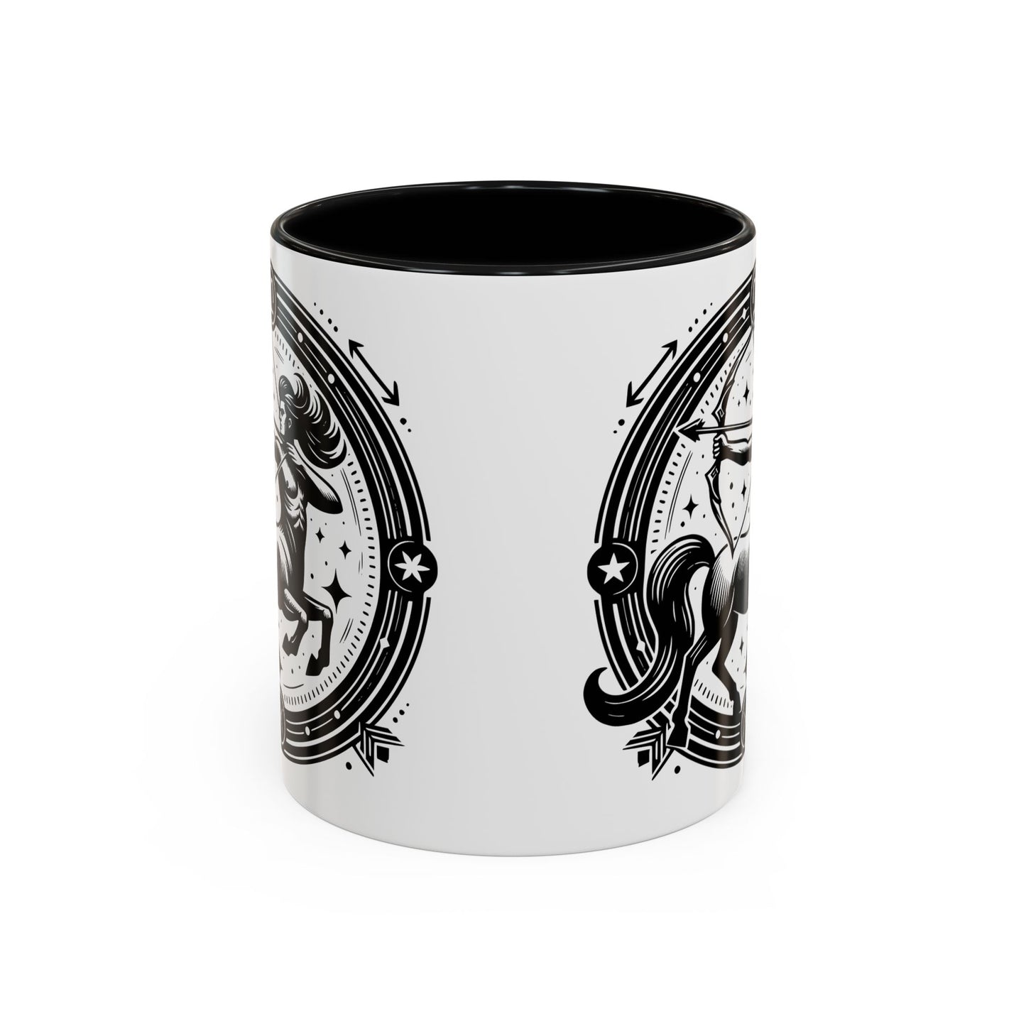 Zodiac Unicorn Coffee Mug, Astrology Gift, Horoscope Cup, Black Accents, Unique Unicorn Mug for Coffee Lovers