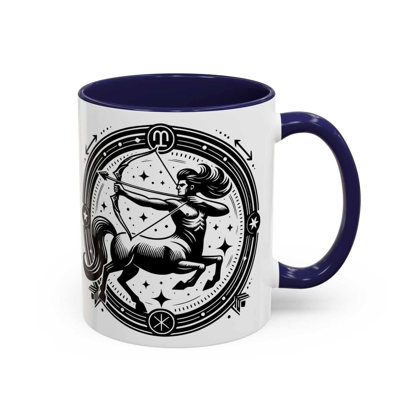 Zodiac Unicorn Coffee Mug, Astrology Gift, Horoscope Cup, Black Accents, Unique Unicorn Mug for Coffee Lovers