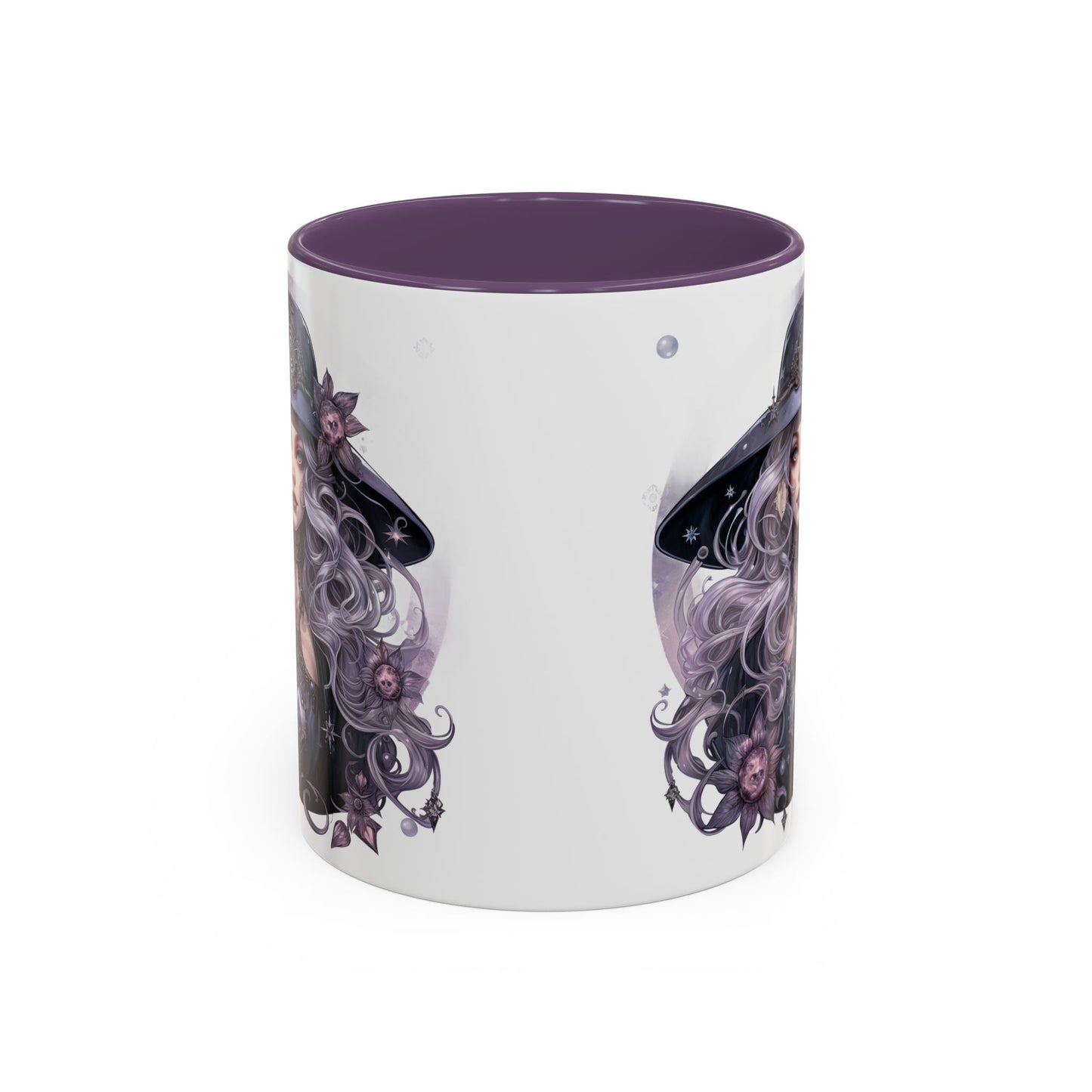 Mystical Witch Coffee Mug - Enchanting Floral Design, Black Accents, Perfect for Coffee Lovers, Gift for Witchcraft Enthusiasts, Ideal [...]
