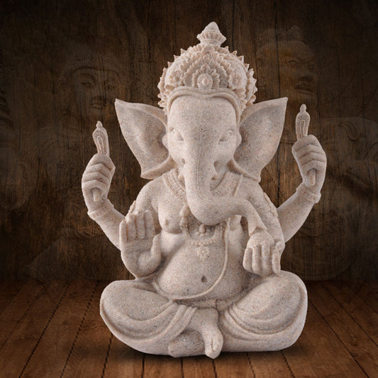 Hindu rock statue