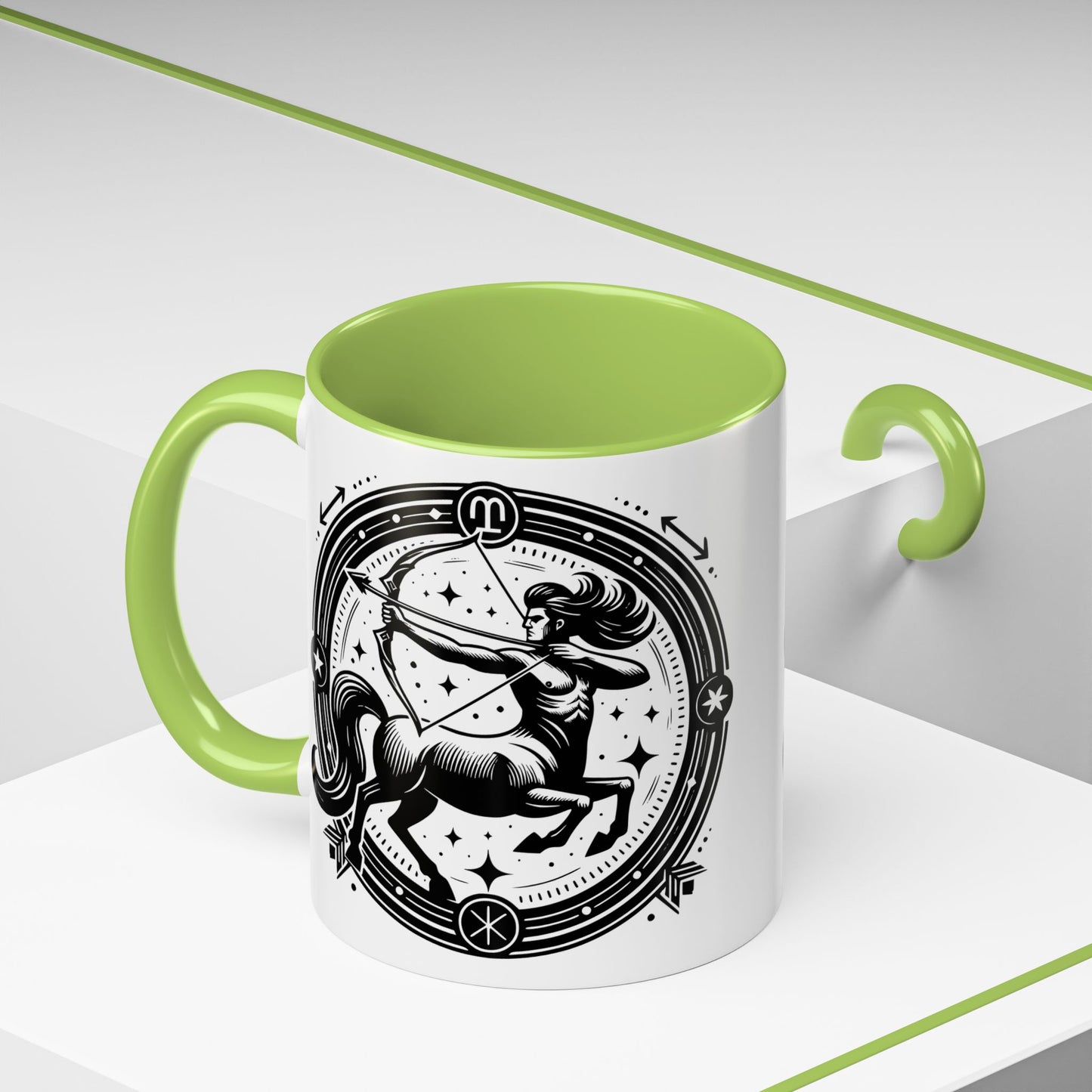Zodiac Unicorn Coffee Mug, Astrology Gift, Horoscope Cup, Black Accents, Unique Unicorn Mug for Coffee Lovers