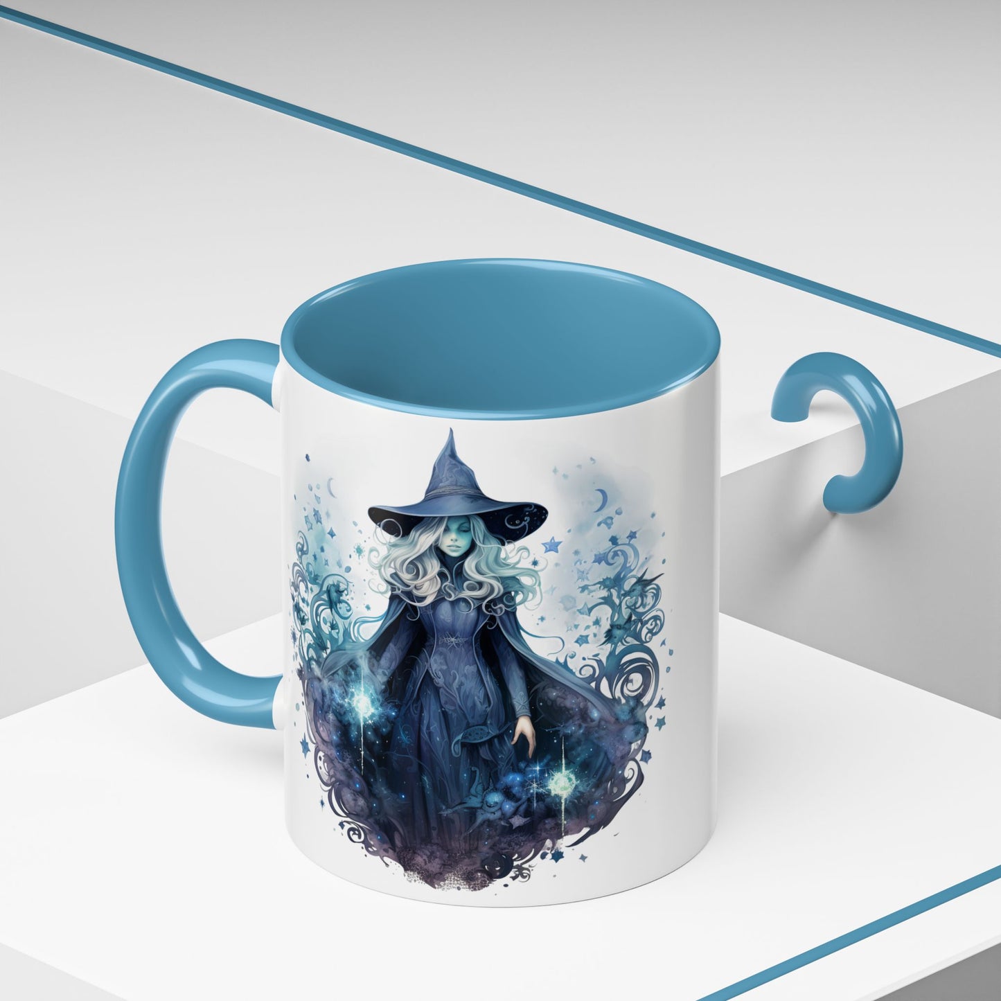 Witchy Accent Coffee Mug | Magical Coffee Cup, Halloween Decor, Gift for Witches, Enchanted Kitchenware, Mystical Mug
