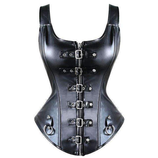 New Steampunk Steel Boned Lace up Back Sexy Body Bustier Overbust Corset