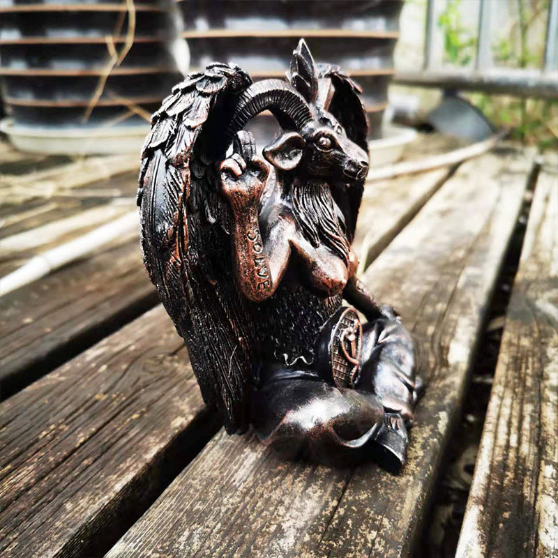 Sculpture Zen Magic Goat Resin Crafts Home Ornaments
