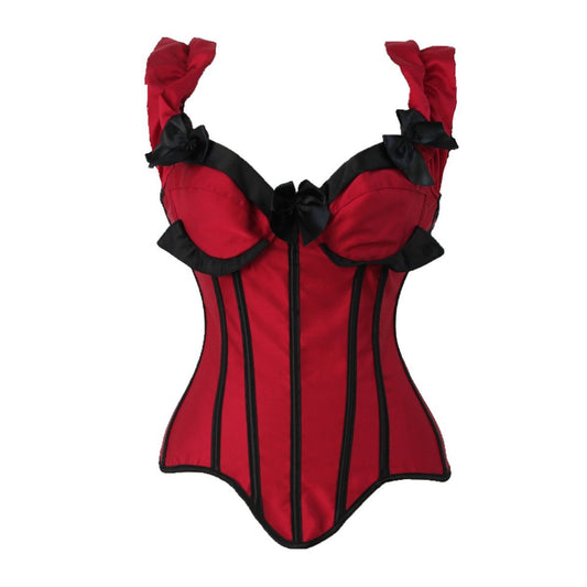 European and American court corset with cup