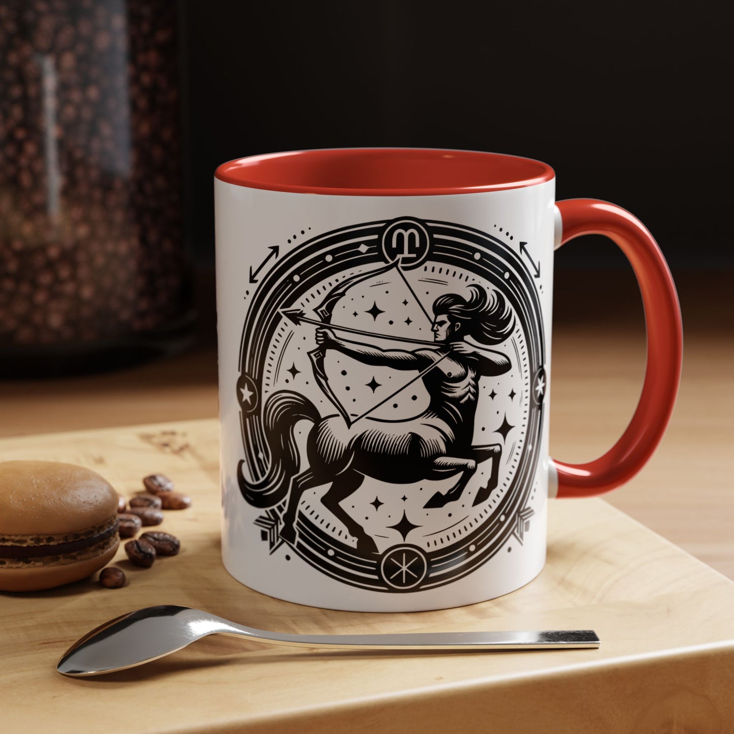 Zodiac Unicorn Coffee Mug, Astrology Gift, Horoscope Cup, Black Accents, Unique Unicorn Mug for Coffee Lovers