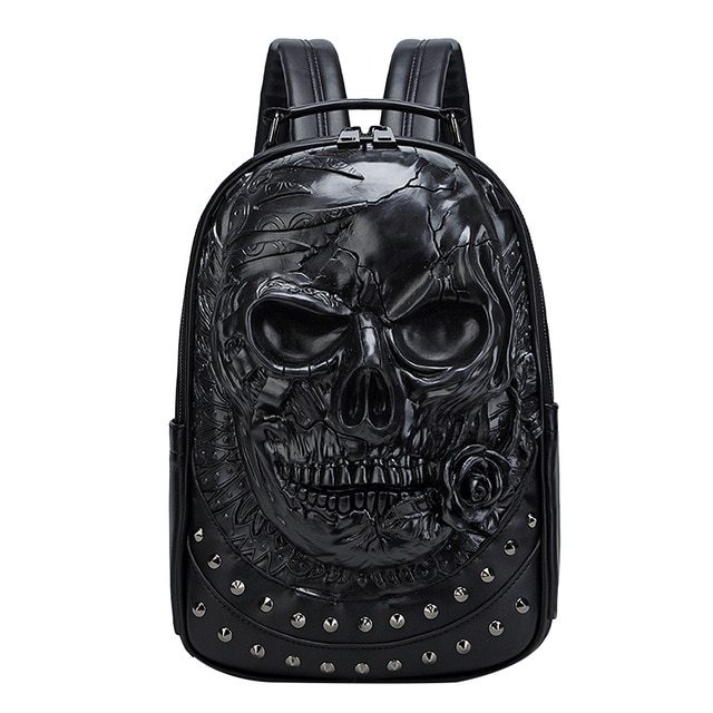 Skull Punk schoolbag