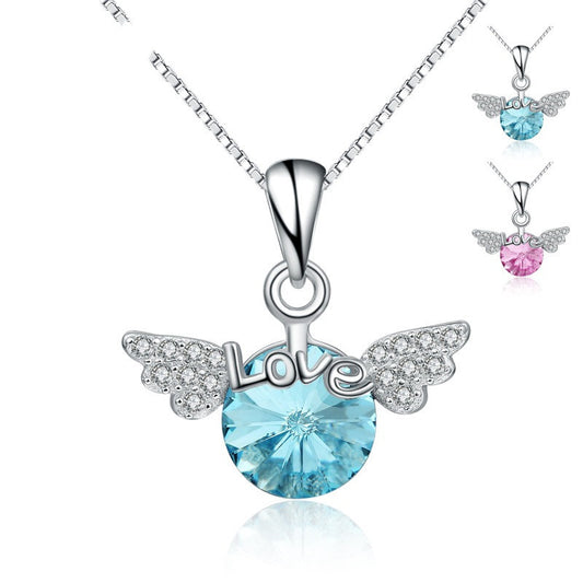 Aile d'ange Pendentif En Cristal