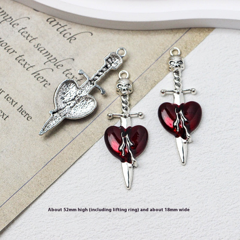 Gothic Girl Cross Love DIY Handmade Necklace Bracelet Earring Ornament Accessories