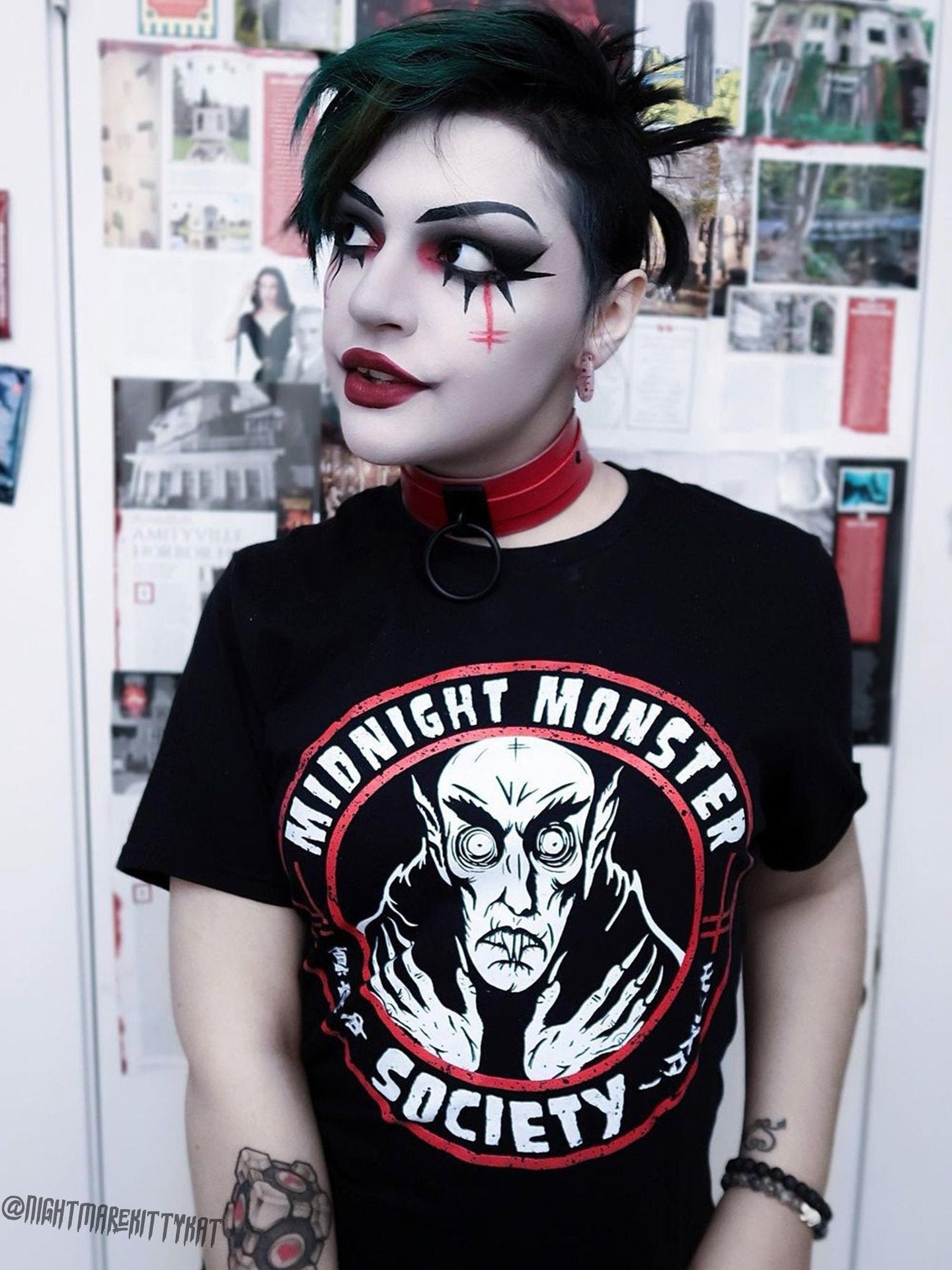 Gothic Style Short Sleeve T-shirt