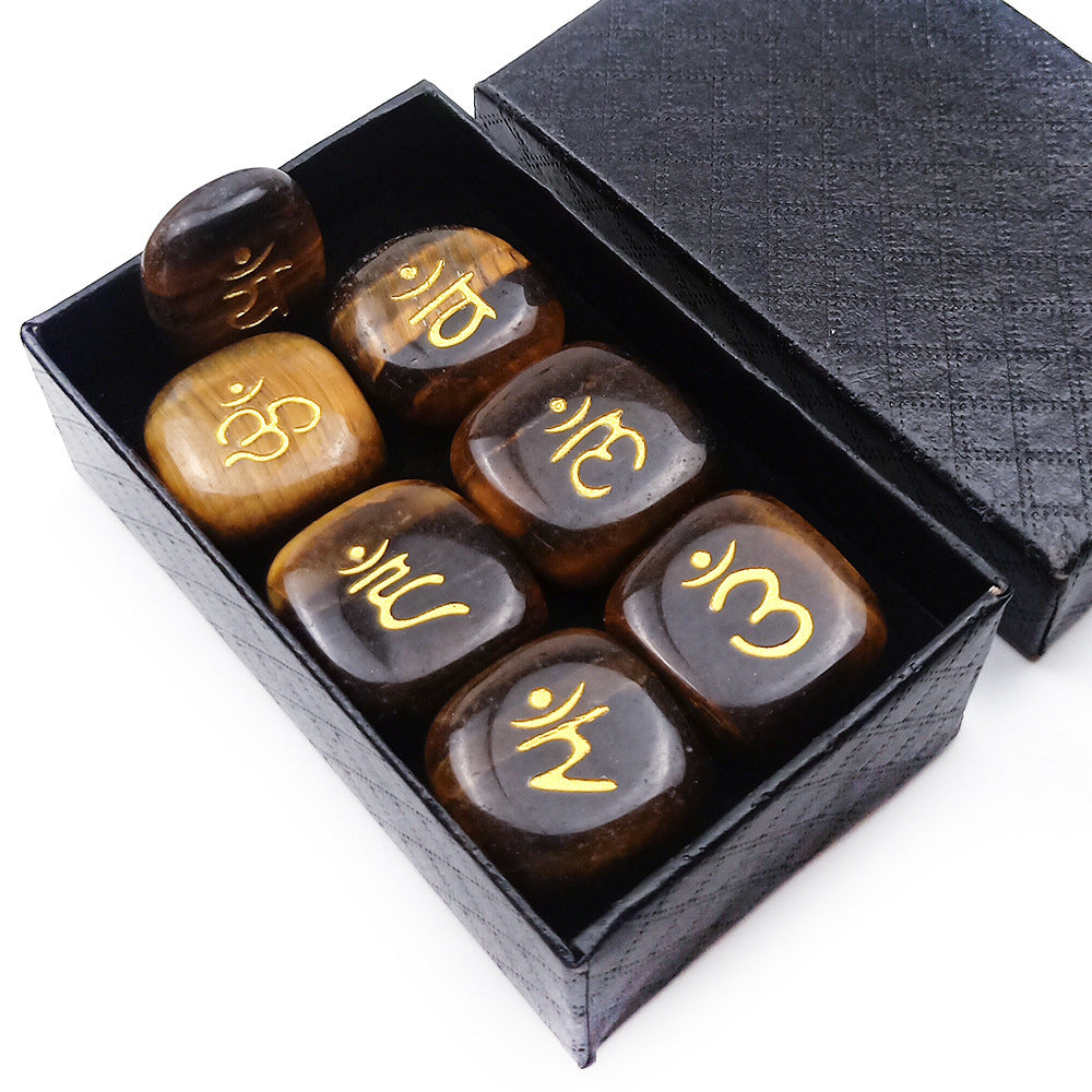 SEVEN CHAKRAS Chakra Symbol Mystic Stone Yoga